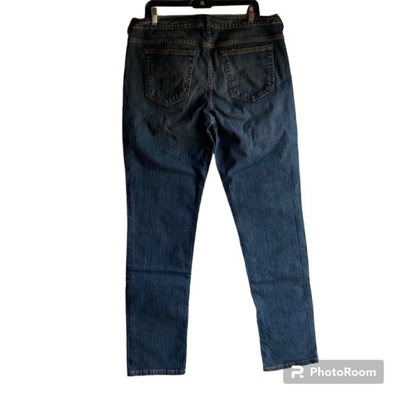 Garnet Hill Slim Stretch Mid Rise Jeans 18L (NWT) - Picture 3 of 5